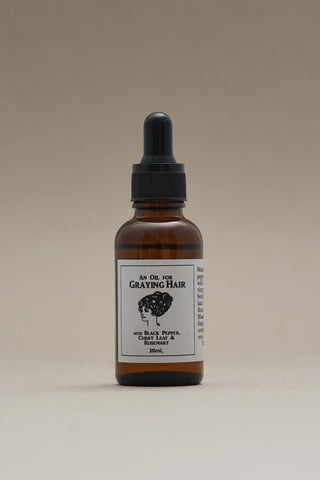 COCONUT-CURRY OIL FOR GRAYING HAIR