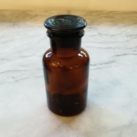 AMBER APOTHECARY JAR 250ML