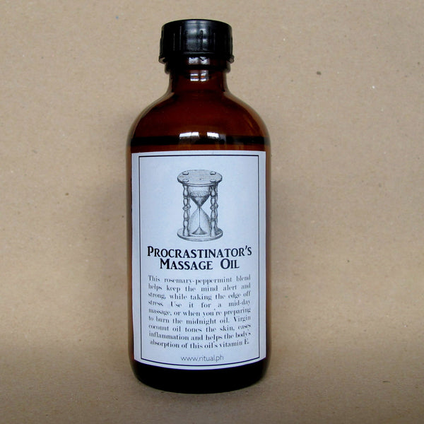 PROCRASTINATOR'S MASSAGE OIL