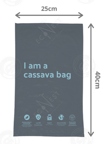 COMPOSTABLE CASSAVA PLASTIC BAG